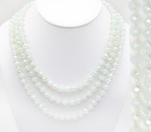 Load image into Gallery viewer, Knotted crystal bead necklace