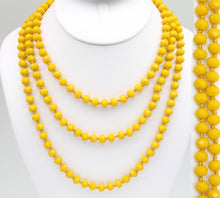 Load image into Gallery viewer, Knotted crystal bead necklace