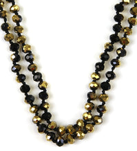 Load image into Gallery viewer, Knotted crystal bead necklace