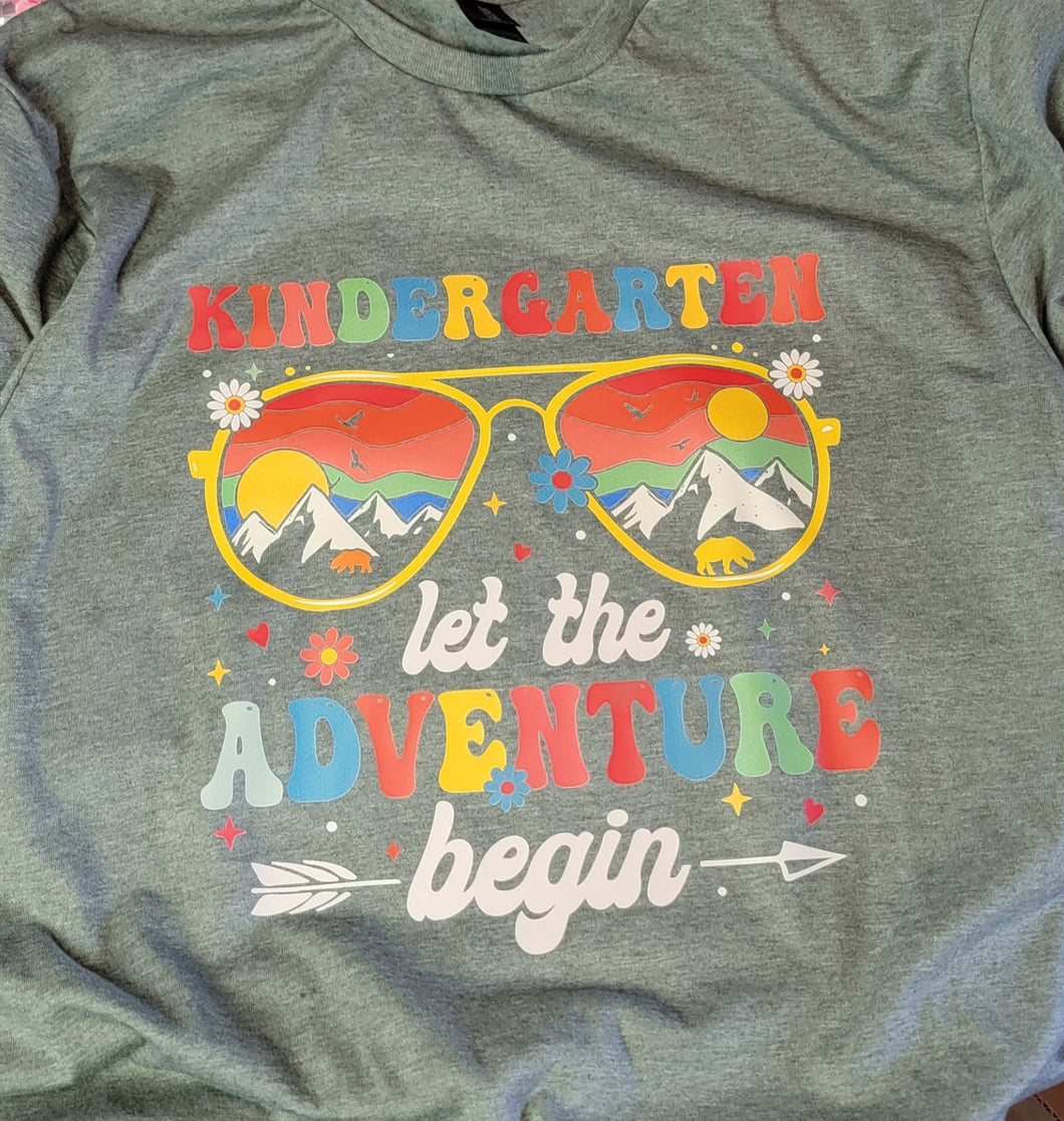 Let the Adventure begin shirt