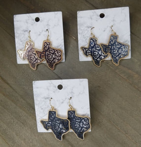 Texas dangles earrings