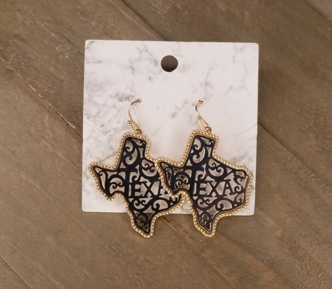 Texas dangles earrings