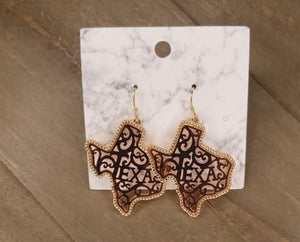 Texas dangles earrings