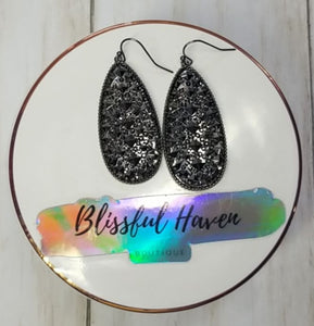 Teardrop abalone Earrings