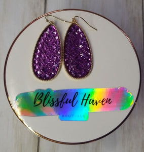 Teardrop abalone Earrings