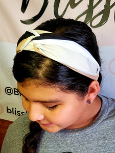 Tie knot headband