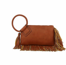 Load image into Gallery viewer, Clutch fringed evening purse
