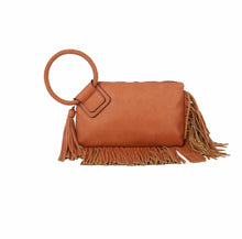 Load image into Gallery viewer, Clutch fringed evening purse
