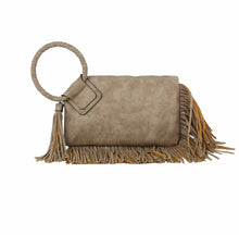 Load image into Gallery viewer, Clutch fringed evening purse
