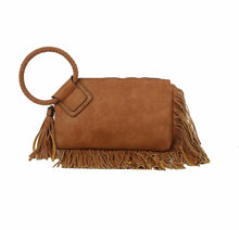 Load image into Gallery viewer, Clutch fringed evening purse
