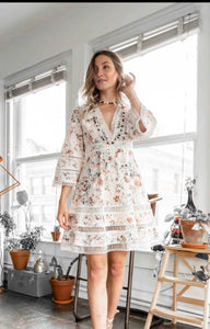 Floral mini dress