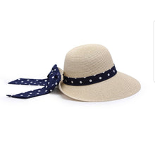 Load image into Gallery viewer, Birch Natural Hat w/ Ribbon
