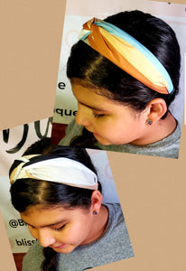 Tie knot headband