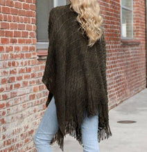 Load image into Gallery viewer, Soft diagonal knit Tassel trim rauna
