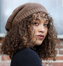 Load image into Gallery viewer, Waffle knit Slouchy beanie
