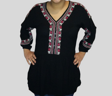 Load image into Gallery viewer, Embroidered Tunic Top
